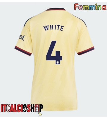 Arsenal Ben White #4 Terza Maglia Femmina 2026-27 Manica Corta
